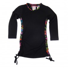 Dress - Fien - Dark blue/Coral